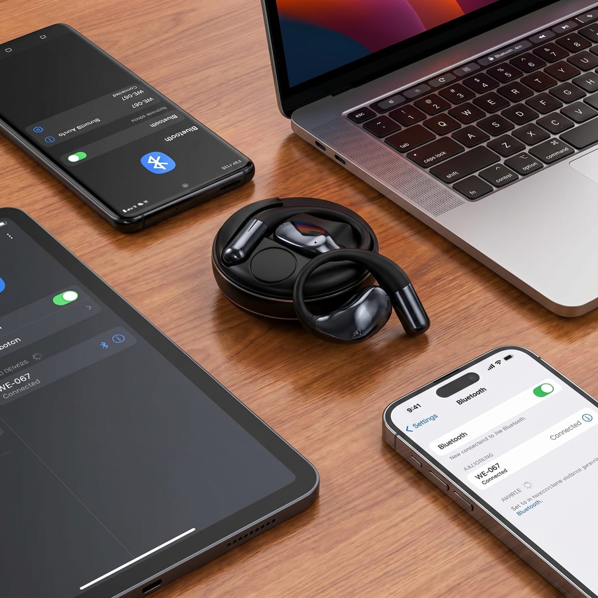 Audífonos inalámbricos Bluetooth NEBRO WE067 Alcance 10m5