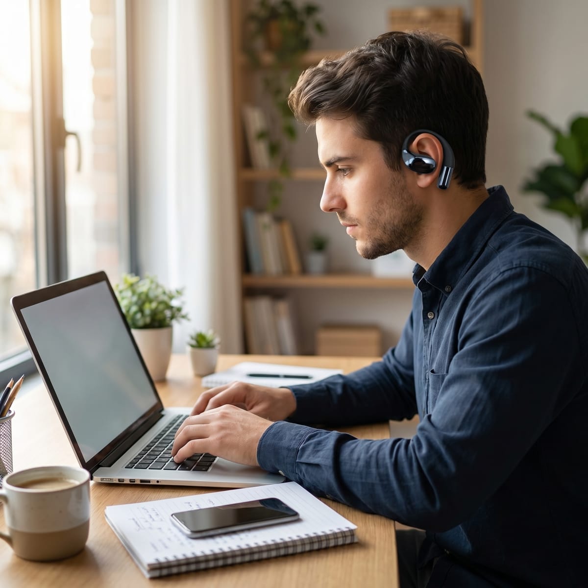 Audífonos inalámbricos Bluetooth NEBRO WE067 Alcance 10m6