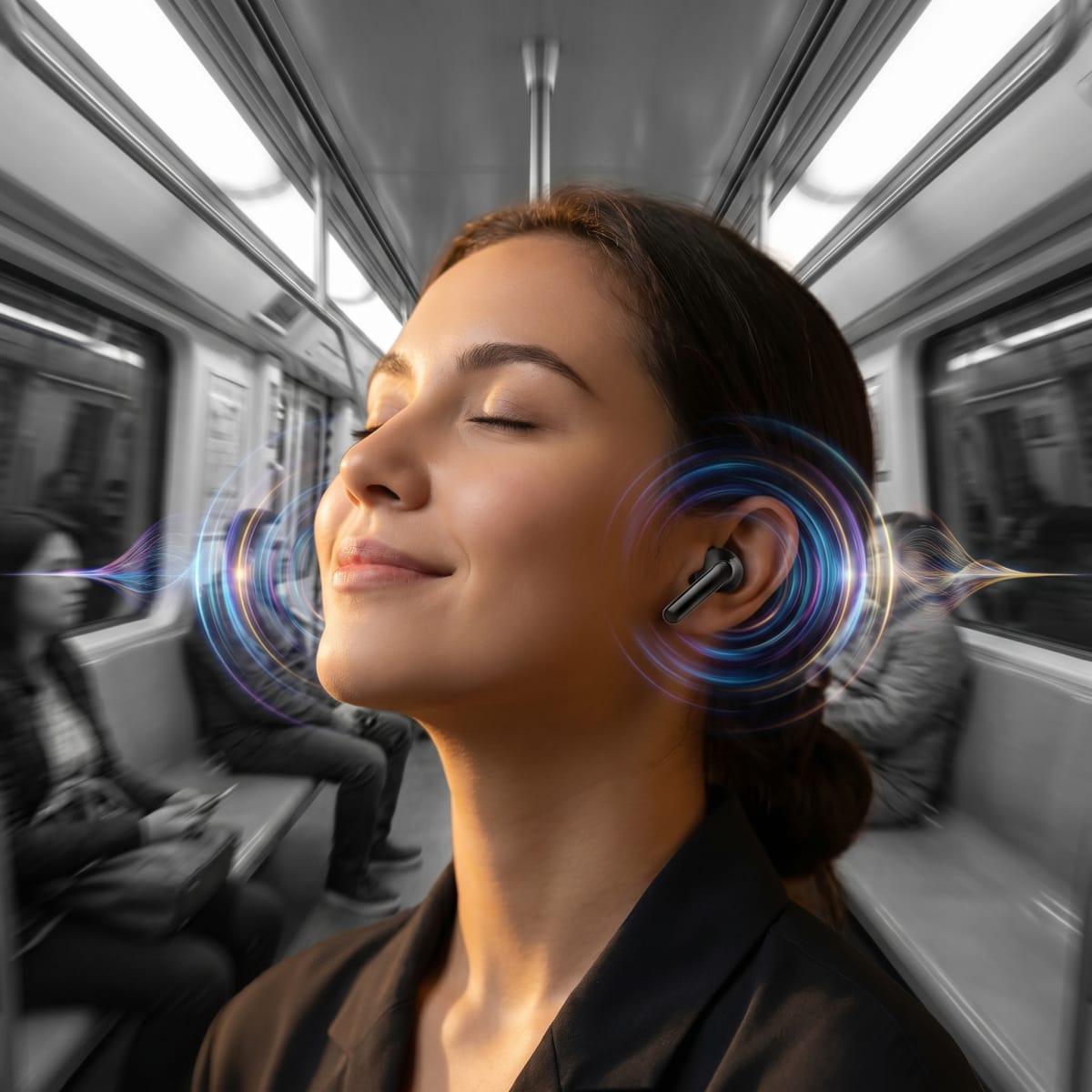 Audífonos Bluetooth TWS NEBRO WET25S Bluetooth 53 Cancelación Ruido5
