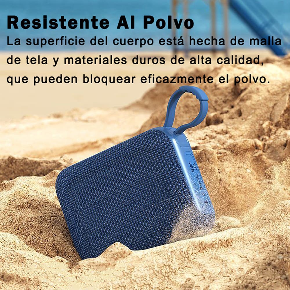 Mini Bocina Nebro 5W 1200mAh Bluetooth recargable, USB TWS WG-1315