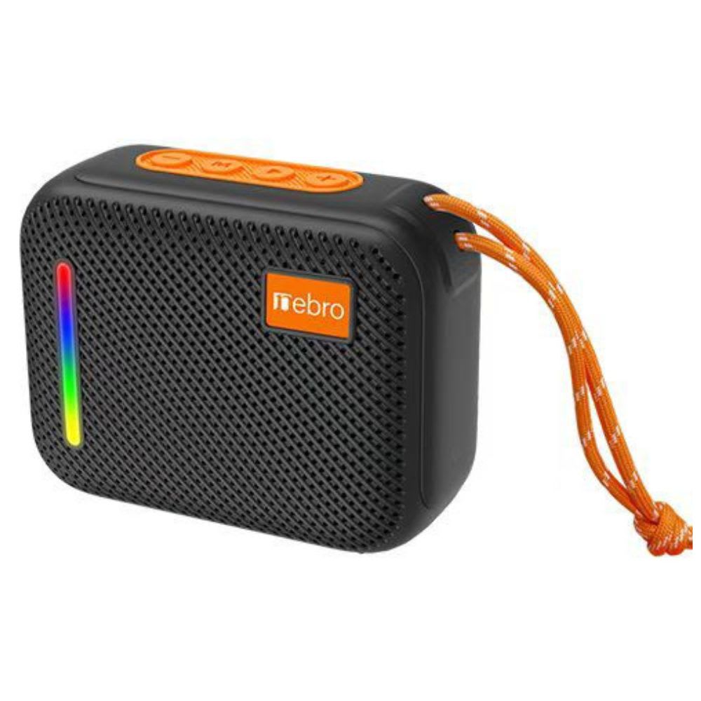 Mini Bocina Nebro 8W 1200mAh Bluetooth recargable, USB TWS WG-1868