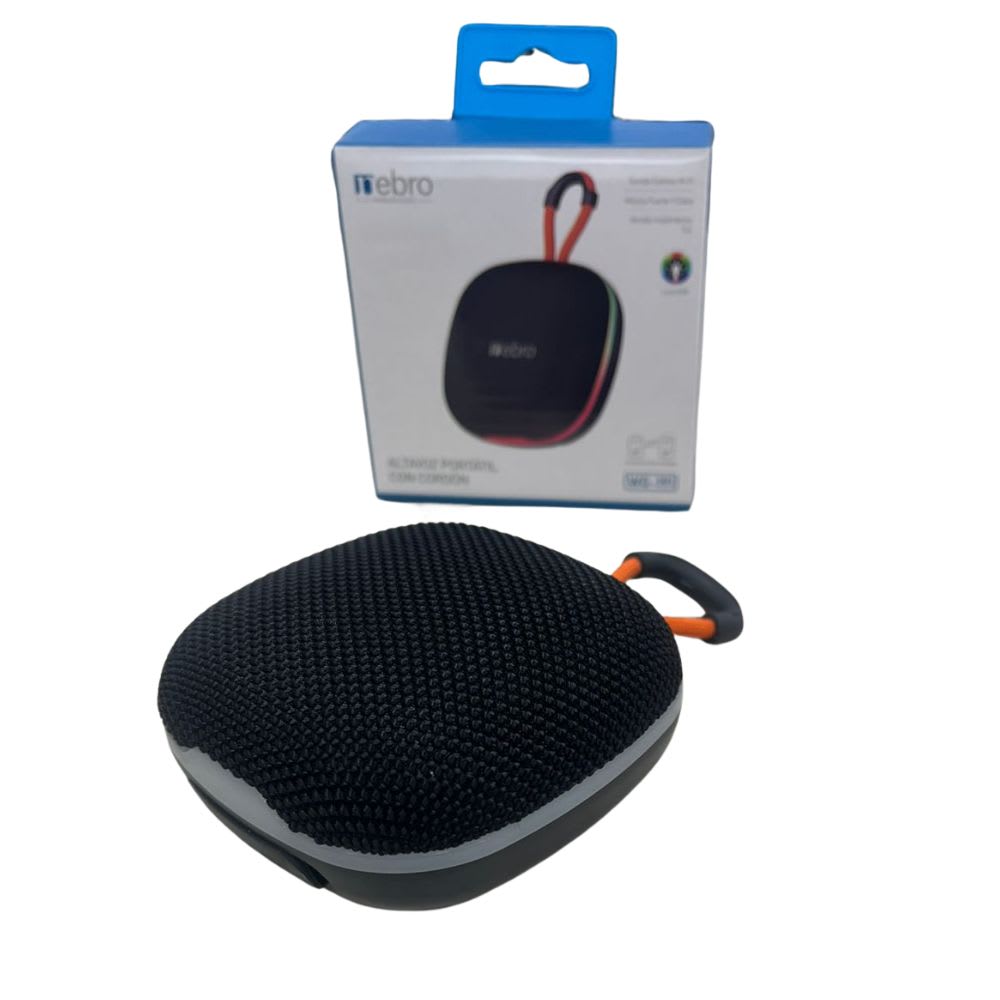 Bocina Nebro 10W 2X5W Bluetooth recargable USB TWS WG-1911