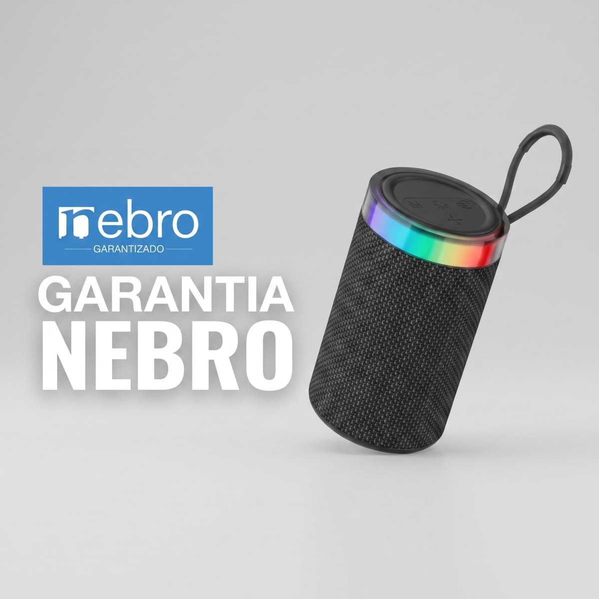 Bocina Nebro WG-181 Bluetooth 5.0 Portátil 5 Horas Negro3