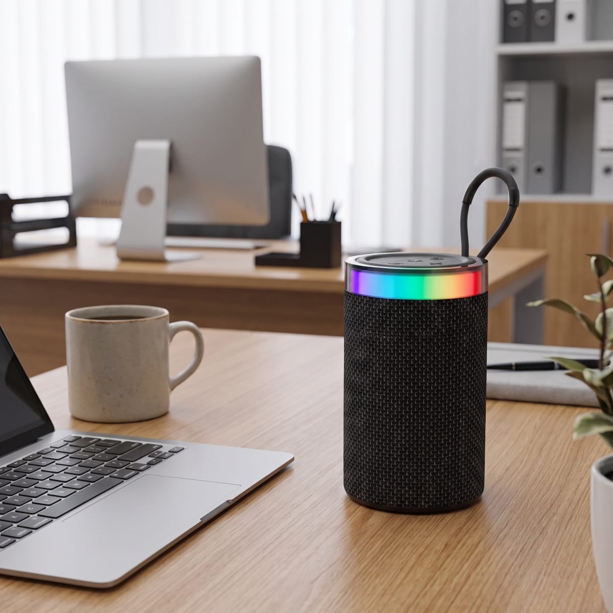 Bocina Nebro WG-181 Bluetooth 5.0 Portátil 5 Horas Negro8