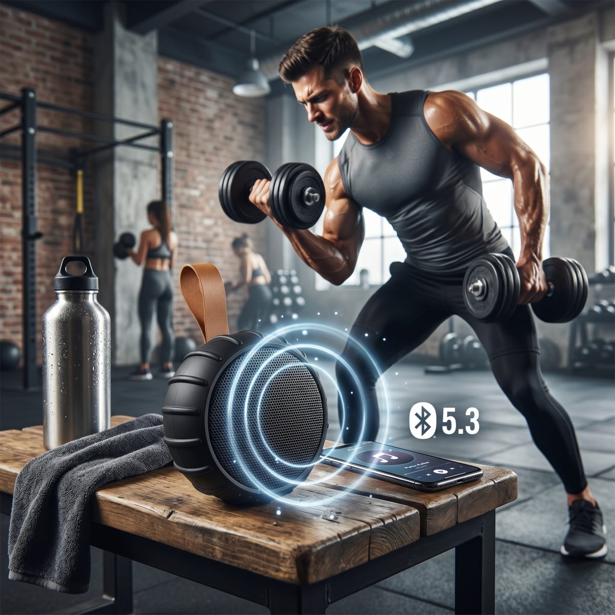 Bocina Bluetooth TWS NEBRO WG132 Bluetooth 53 8W ipx66