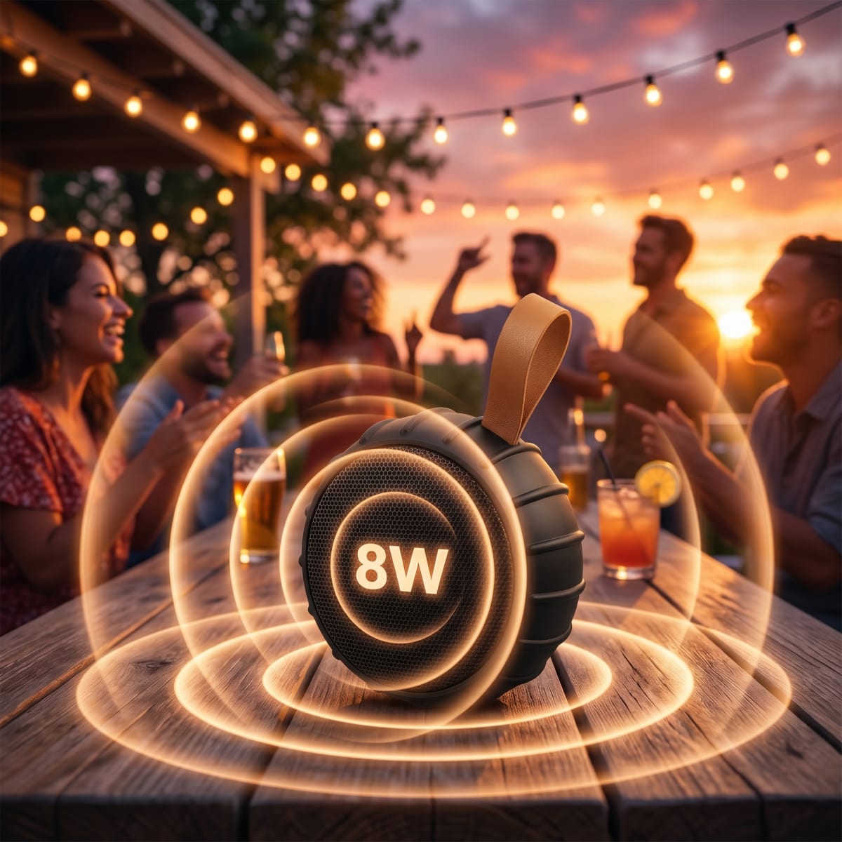 Bocina Bluetooth TWS NEBRO WG132 Bluetooth 53 8W ipx68