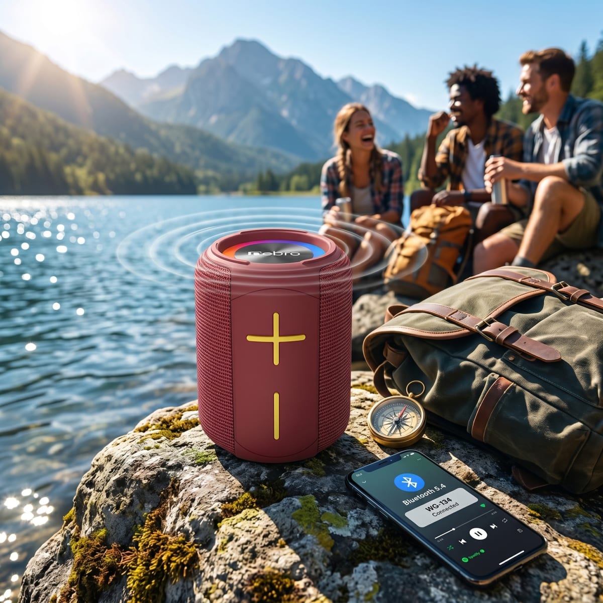 Bocina Bluetooth TWS NEBRO WG134 Bluetooth 54 8W5