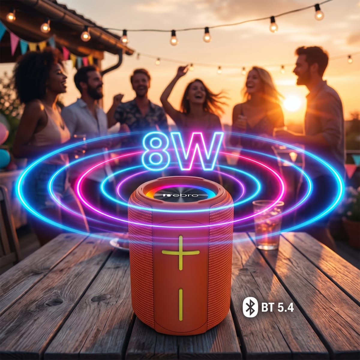Bocina Bluetooth TWS NEBRO WG134 Bluetooth 54 8W7