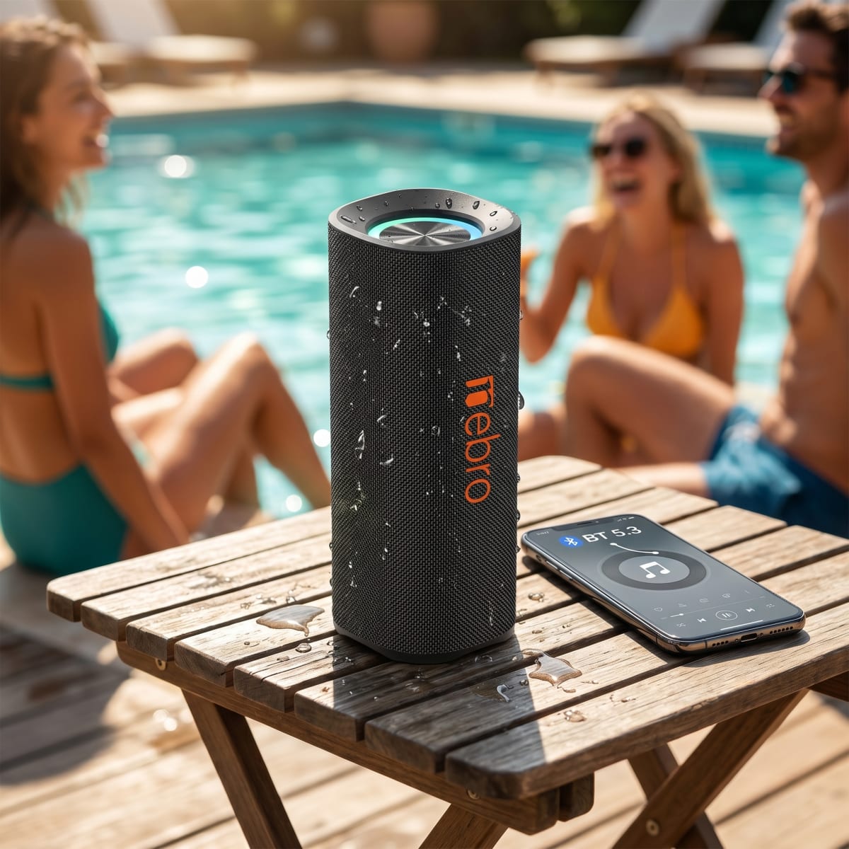 Bocina Bluetooth NEBRO WG140 Bluetooth 53 50W 8h IPX45