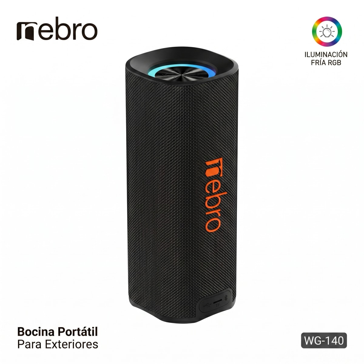 Bocina Bluetooth NEBRO WG140 Bluetooth 53 50W 8h IPX47