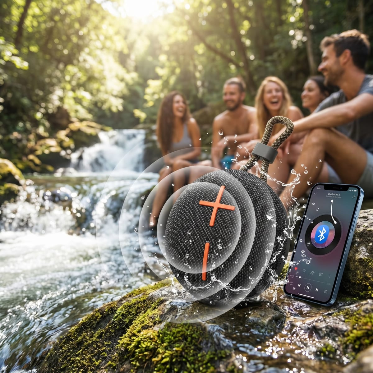 Bocina Bluetooth TWS NEBRO WG147 Bluetooth 53 10W IPX53