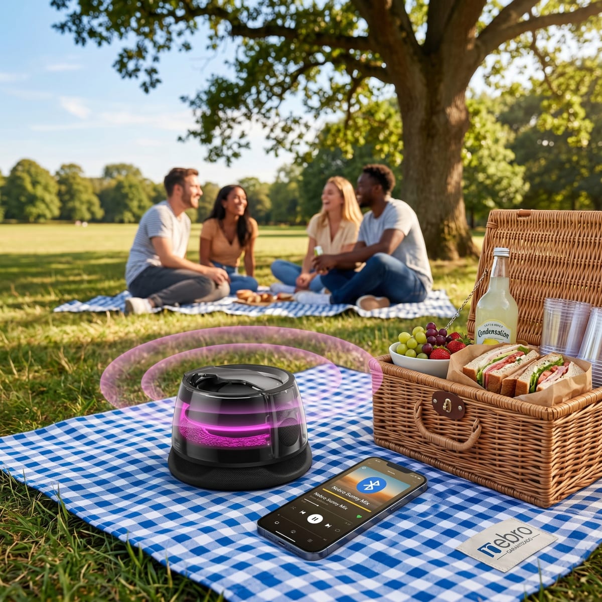 Bocina Bluetooth TWS Manos libres 5W Nebro WG1505