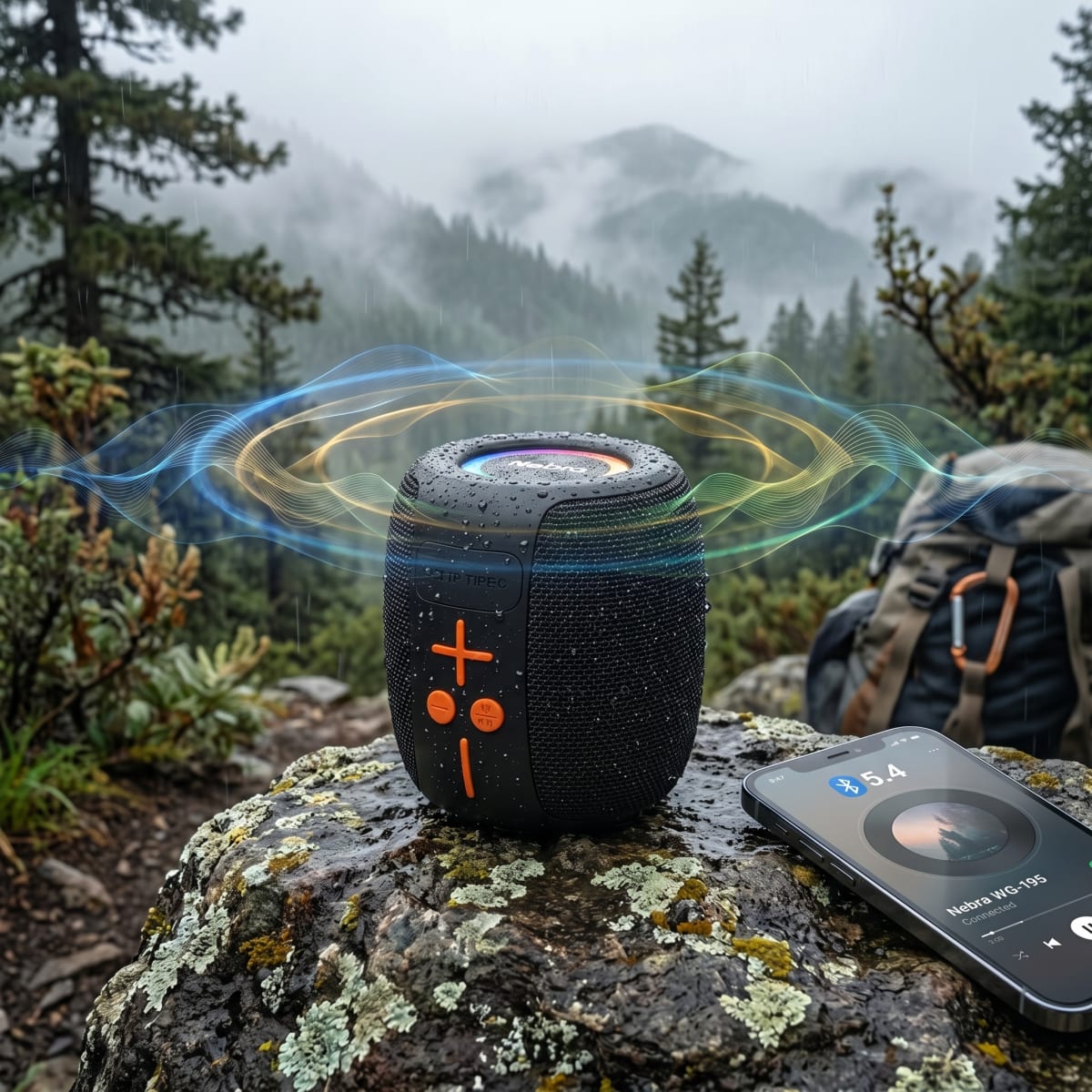 Bocina Bluetooth TWS Bluetooth 54 8W IPX4 NEBRO WG1957