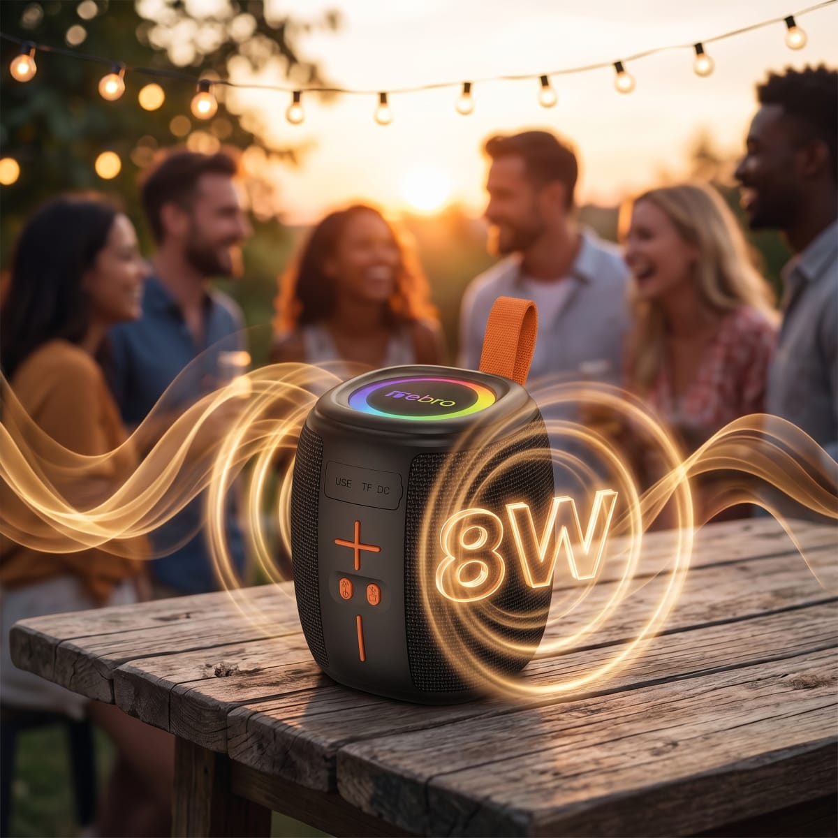 Bocina Bluetooth TWS NEBRO WG196 Bluetooth 53 8W3