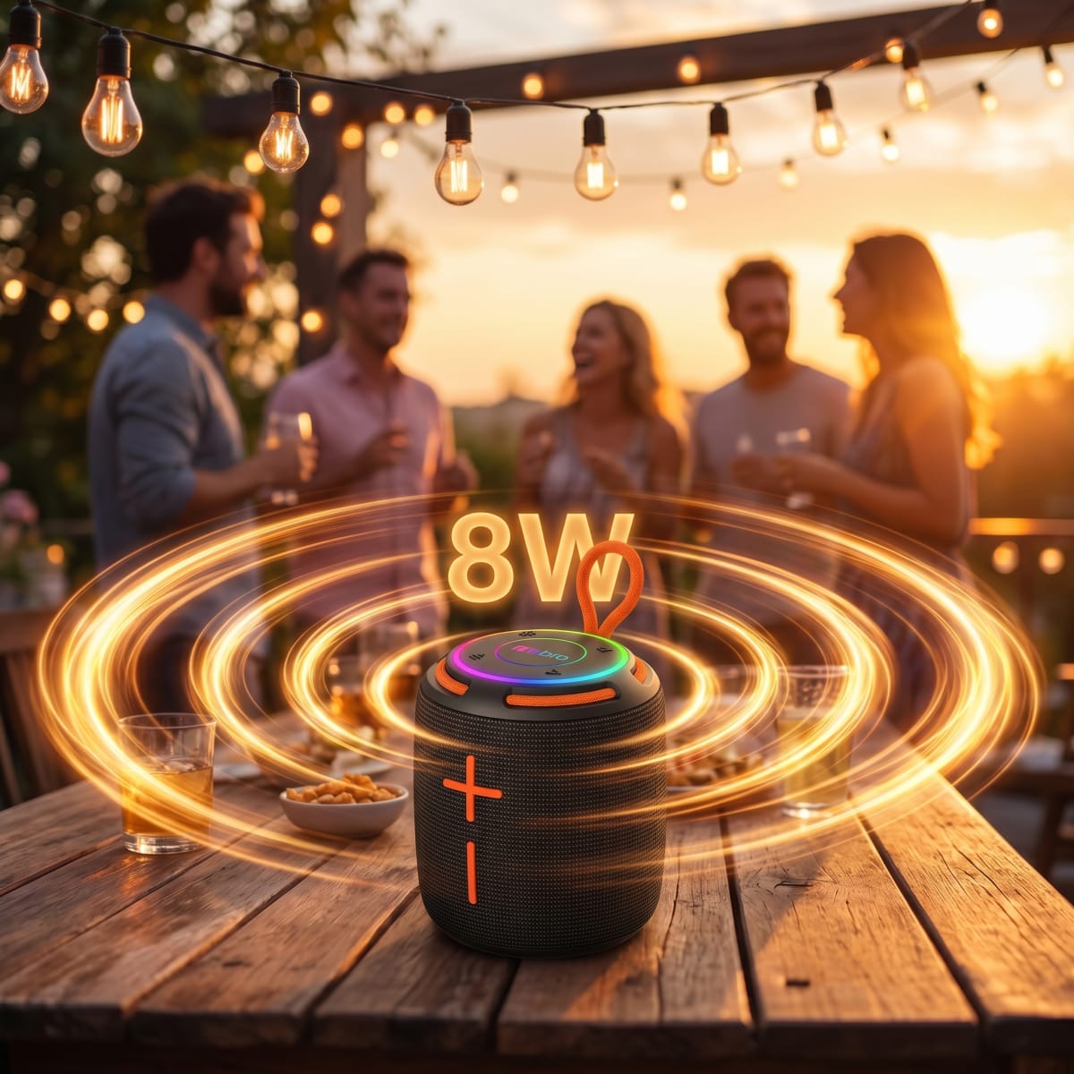 Bocina Bluetooth TWS NEBRO WG197 Bluetooth 53 8W4