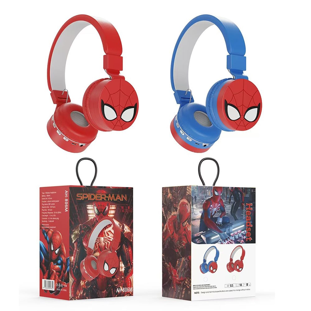 Audífonos Diadema Bluetooth Spiderman Inalámbrico Plegable (copia)2