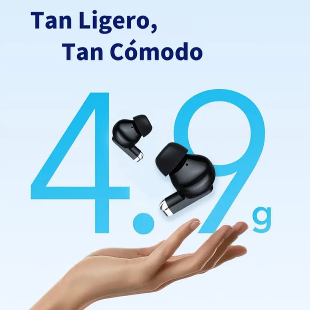 Audífonos Bluetooth Cancelación de Ruido Sport 30mAh + estuche 300mAh IPX4 G-TIDE L225