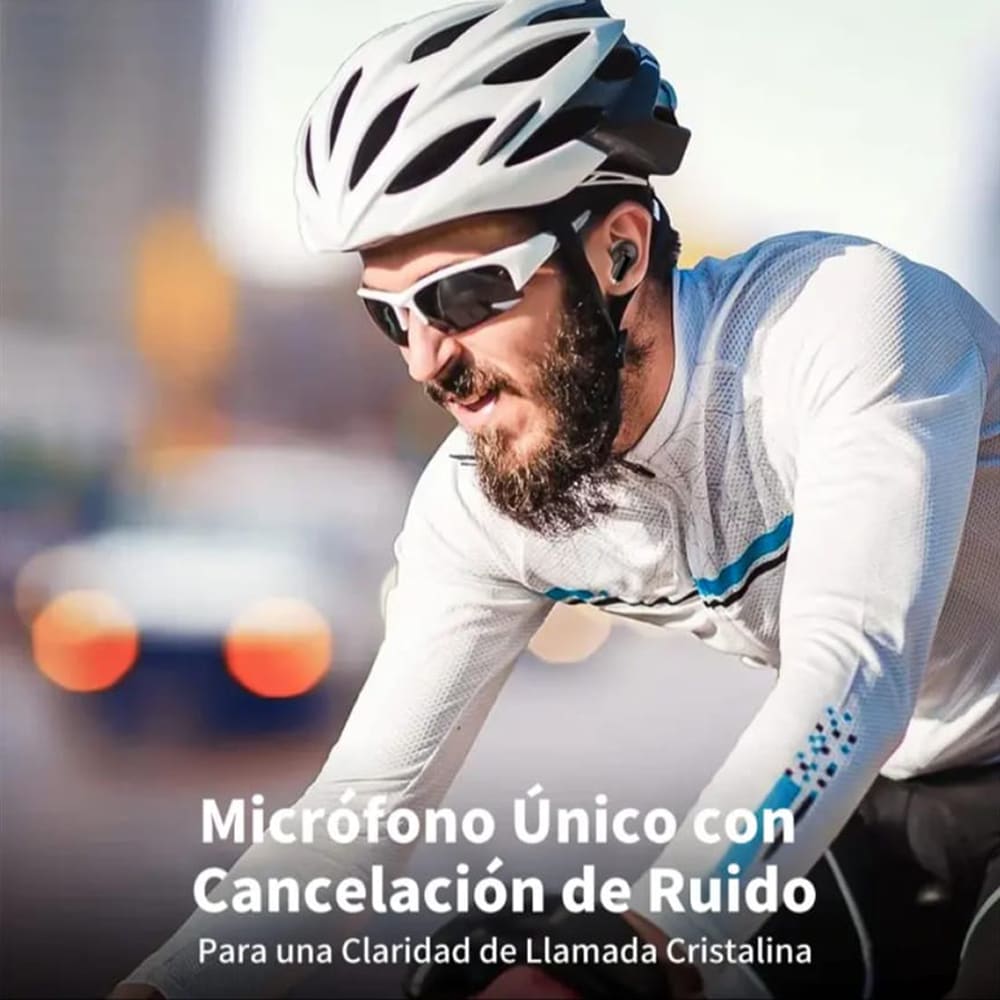 Audífonos Bluetooth Cancelación de Ruido Sport 30mAh + estuche 300mAh IPX4 G-TIDE L226