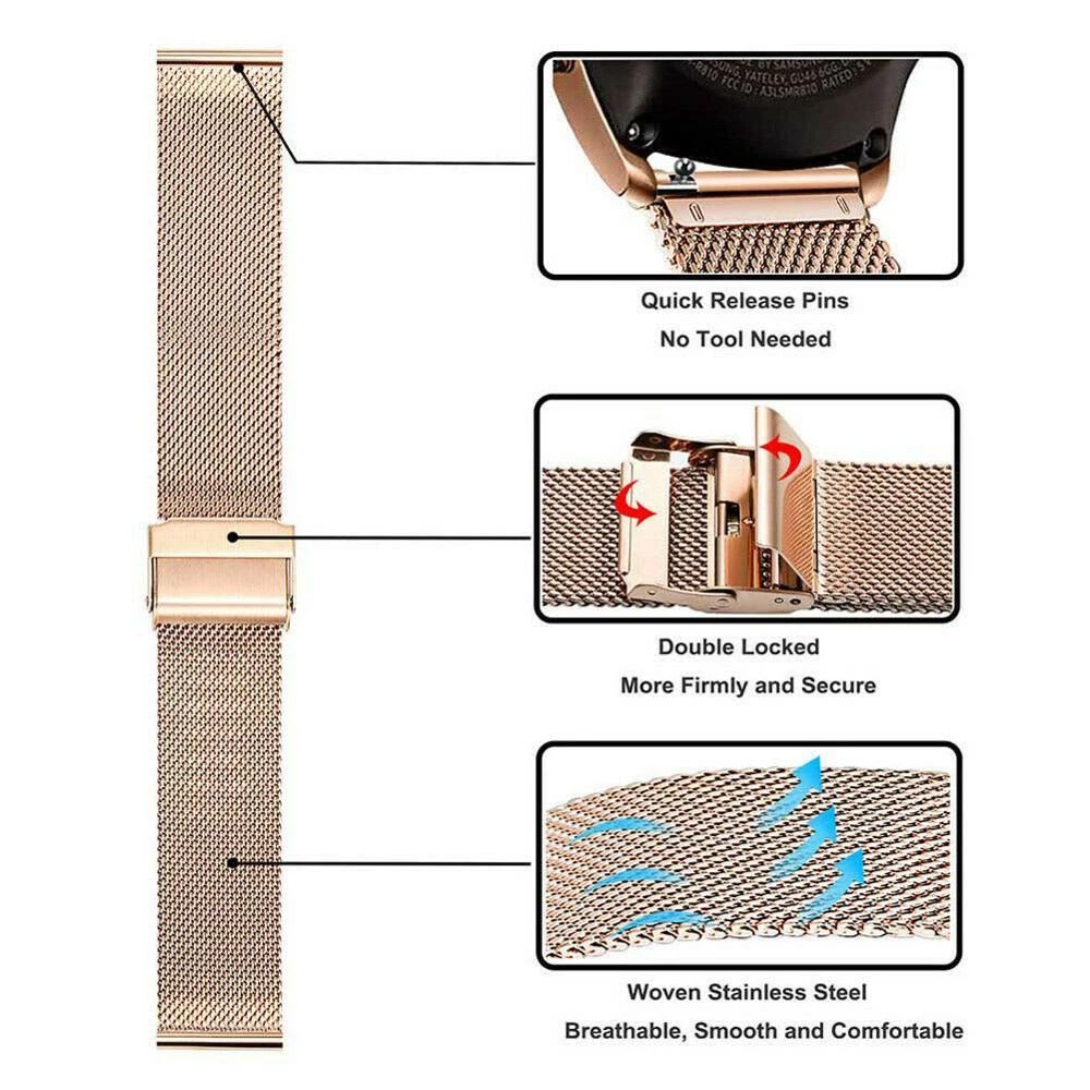 Correa G-TIDE para reloj smartwatch 22mm acero mod. WM22H12