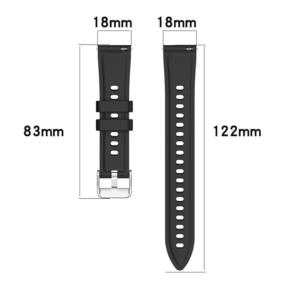 Correa Silicona G-TIDE WR18S1 18mm Para Smartwatch5