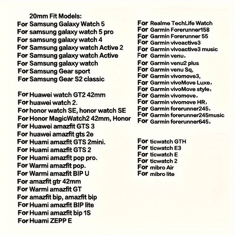 Correa G-TIDE WR20S1 Silicona 20mm Reloj Inteligente7