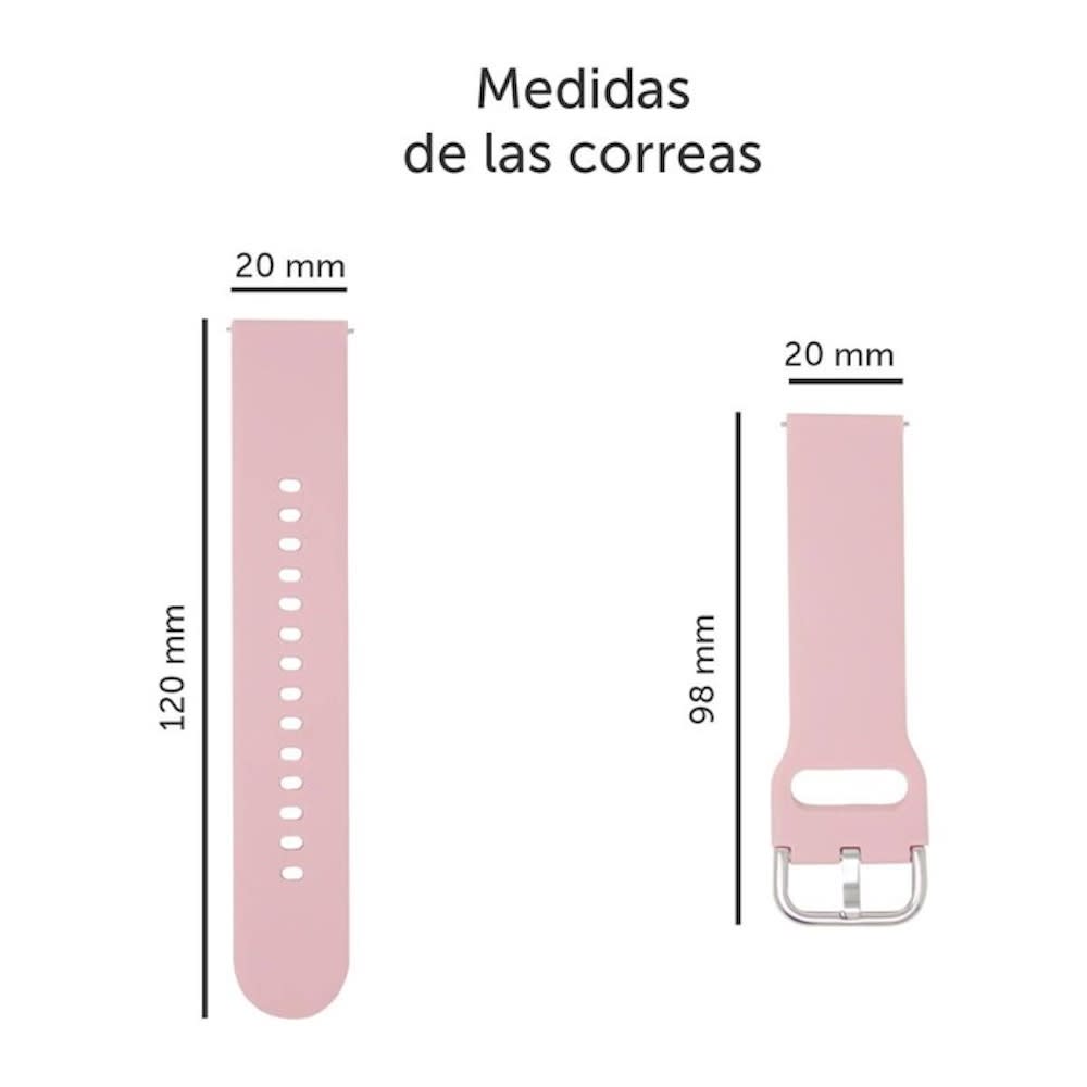 Correa G-TIDE WR20S1 Silicona 20mm Reloj Inteligente6