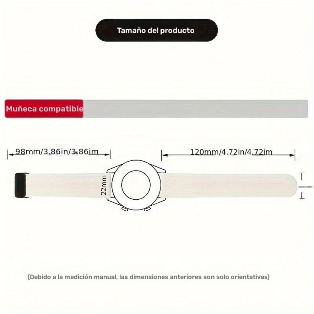 Correa G-TIDE WR22H2 Magnética Silicona 22mm7