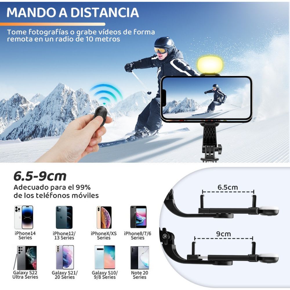 Baston Selfie Stick Tripie Celular Control Remoto Bluetooth X17D5