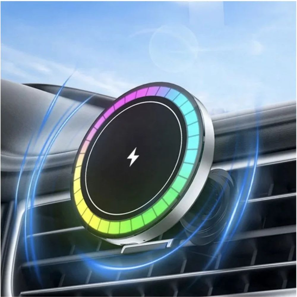 Cargador Inalámbrico Auto Magnetico Yisen X58 15W Magnético7