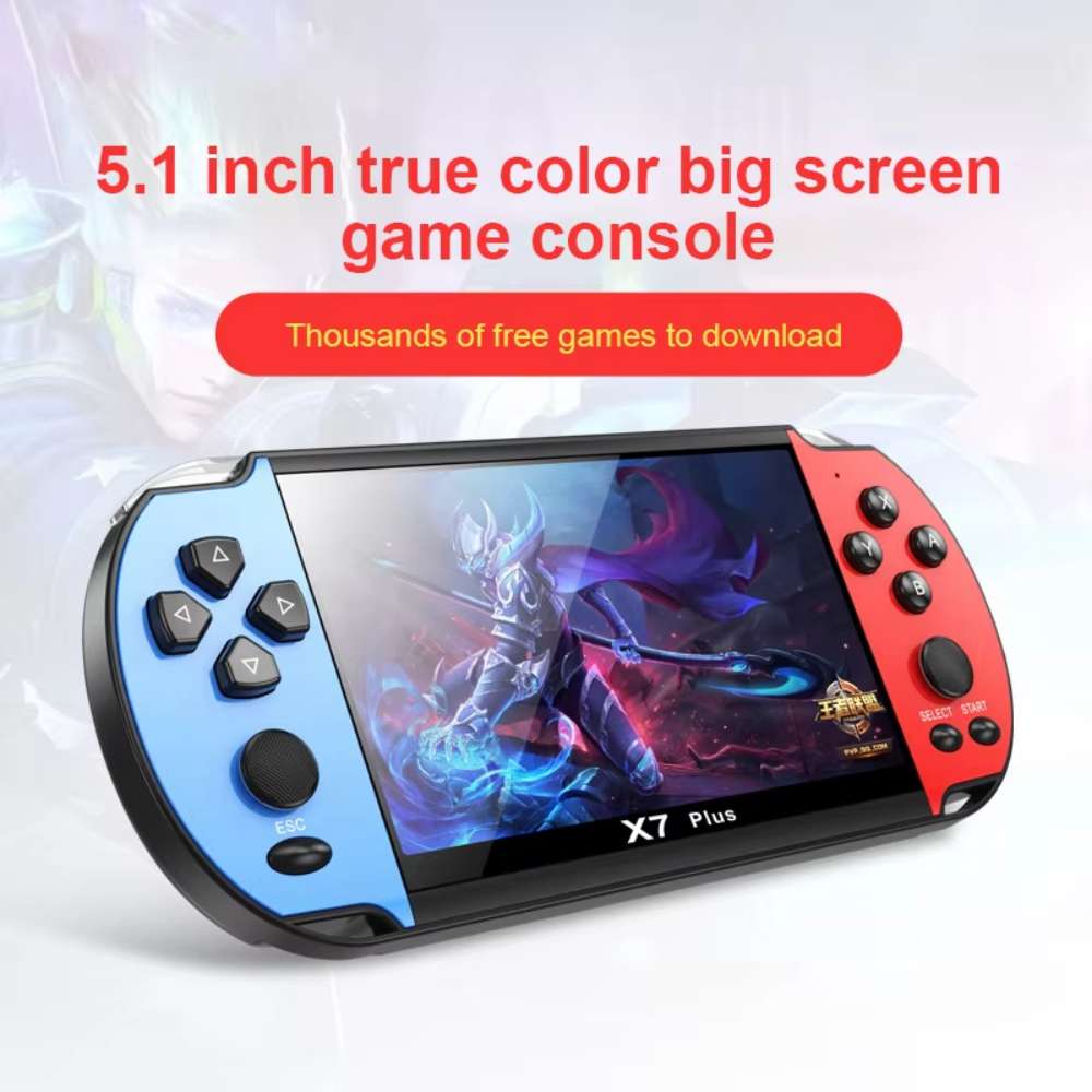 Consola de Videojuegos Portátil DREAMHAX X7 Plus LCD TFT de 4.32