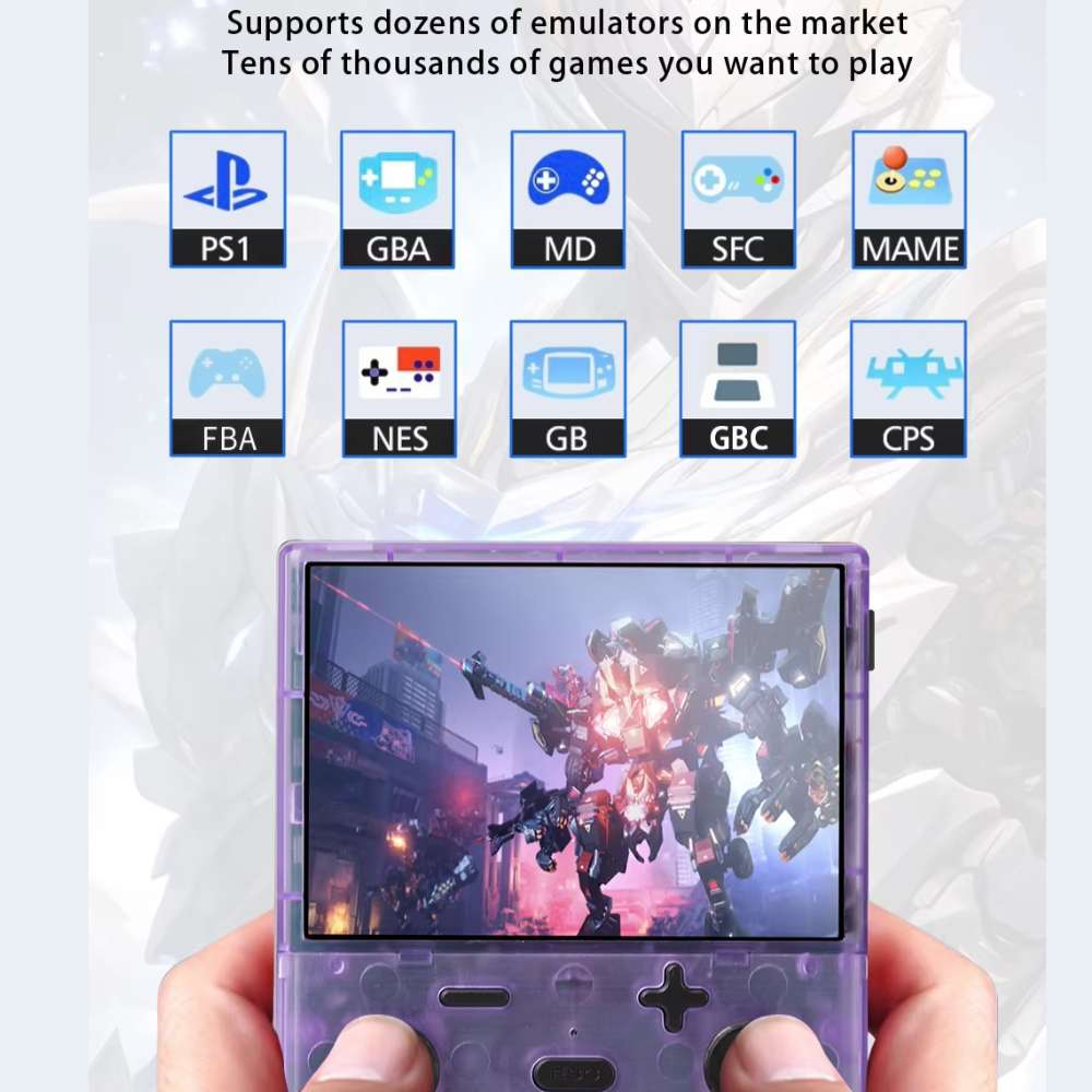 Consola de juegos portátil XGB35 3.5 pulgadas retro RAM 2GB ROM 85