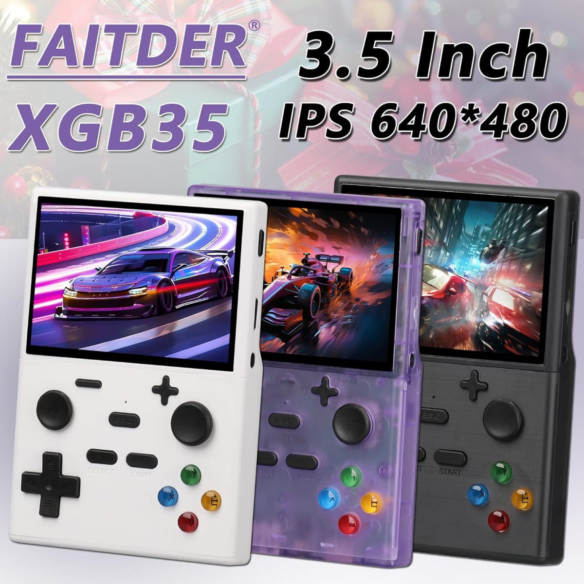 Consola de juegos portátil XGB35 3.5 pulgadas retro RAM 2GB ROM 82