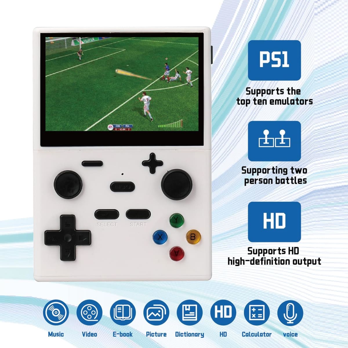 Consola de juegos portátil XGB35 3.5 pulgadas retro RAM 2GB ROM 87