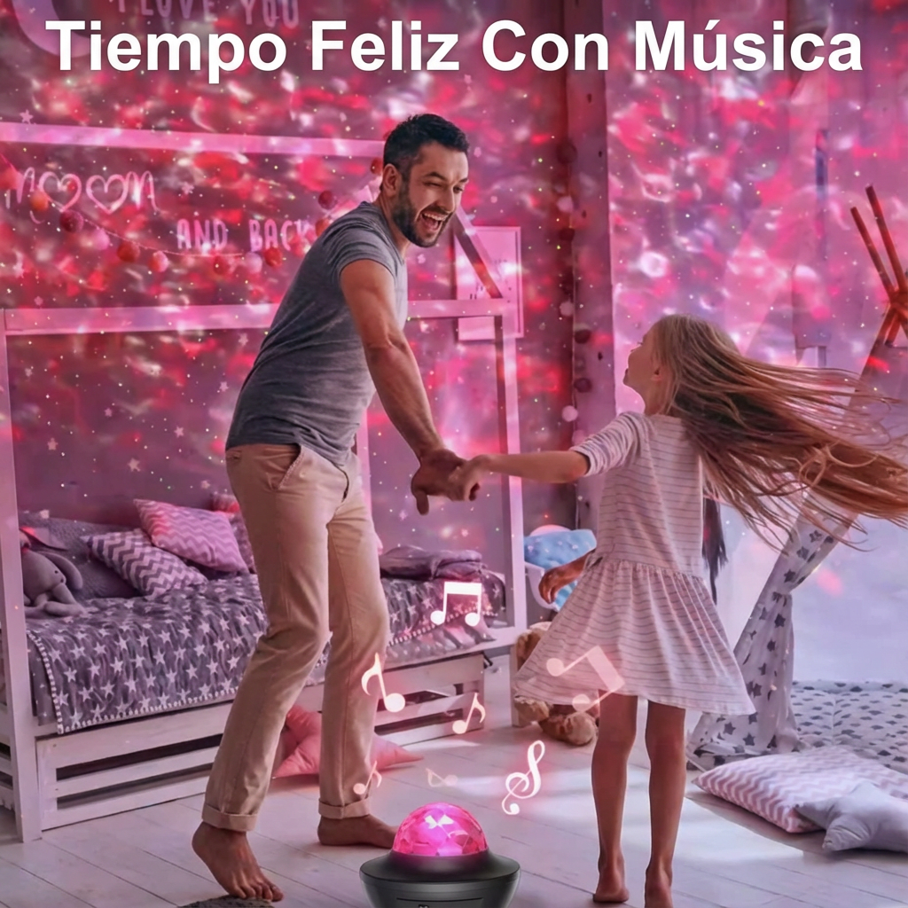 Bocina Cañon de Luz Moreka XY-918 10W Bluetooth Luz Led Disc4