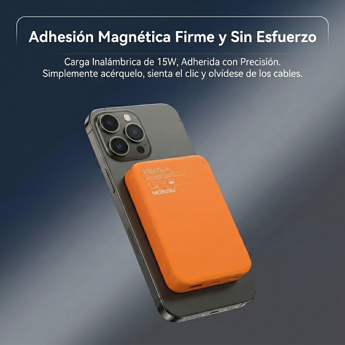 Power Bank MagSafe Moreka 10000mah 20w Carga Rápida K1097