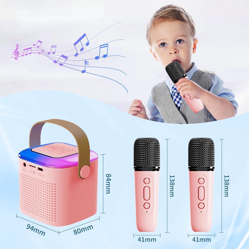 Bocina Karaoke Moreka Y1 Bluetooth  FM dual microfonos portatil4