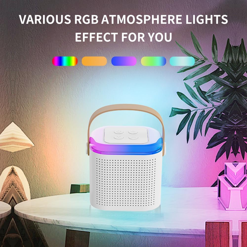 Bocina Karaoke Moreka Y1 Bluetooth  FM dual microfonos portatil2
