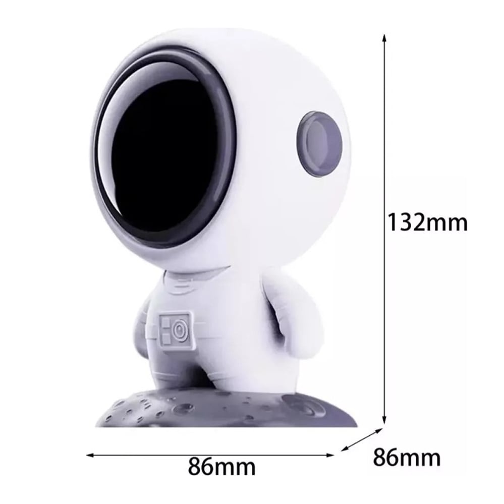 Proyector Bocina Moreka Z18 De Estrella Galaxia Astronauta Lampara De Noche5
