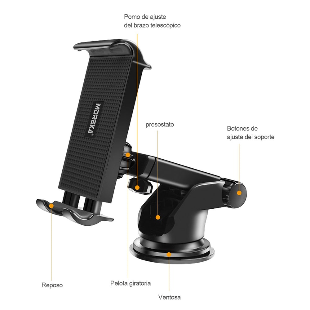Soporte de Celular Para Auto Estabilizador Moreka ZJ-0054