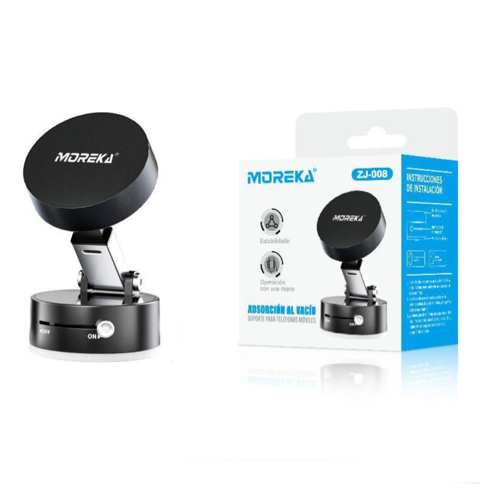 Soporte para Celular succión vacío Magnético Moreka ZJ-0082