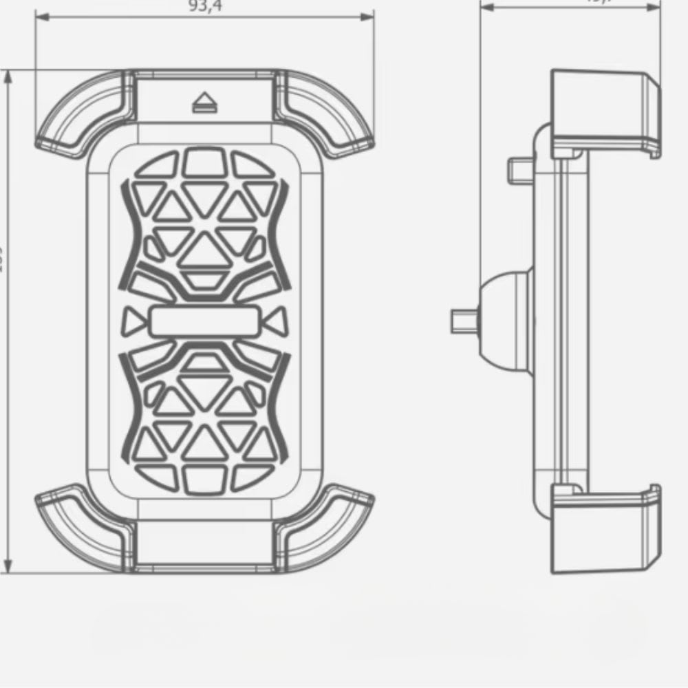 Soporte para Celular Moreka ZJ-013 para fijar al espejo Motocicletas Bicicletas6