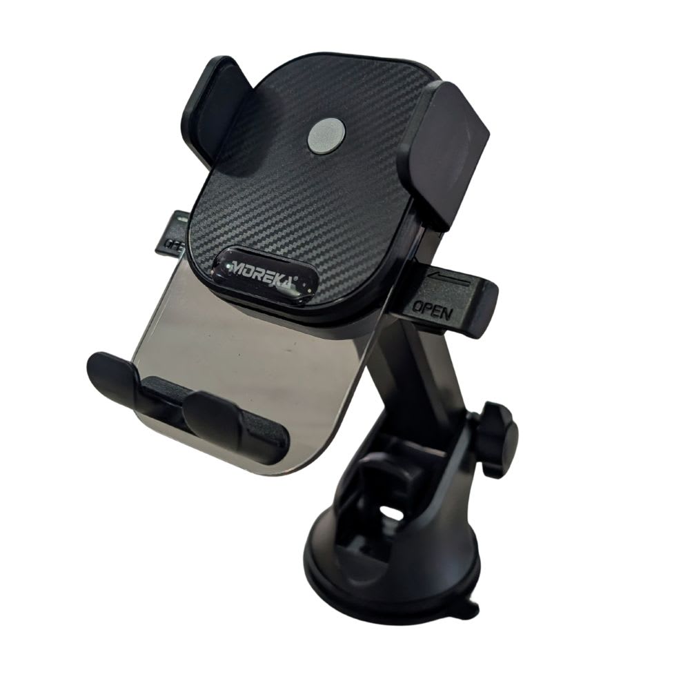 Soporte Automóvil Giratorio con ventosa para tablero y parabrisas Rotación 360° Moreka Modelo ZJ-014 0