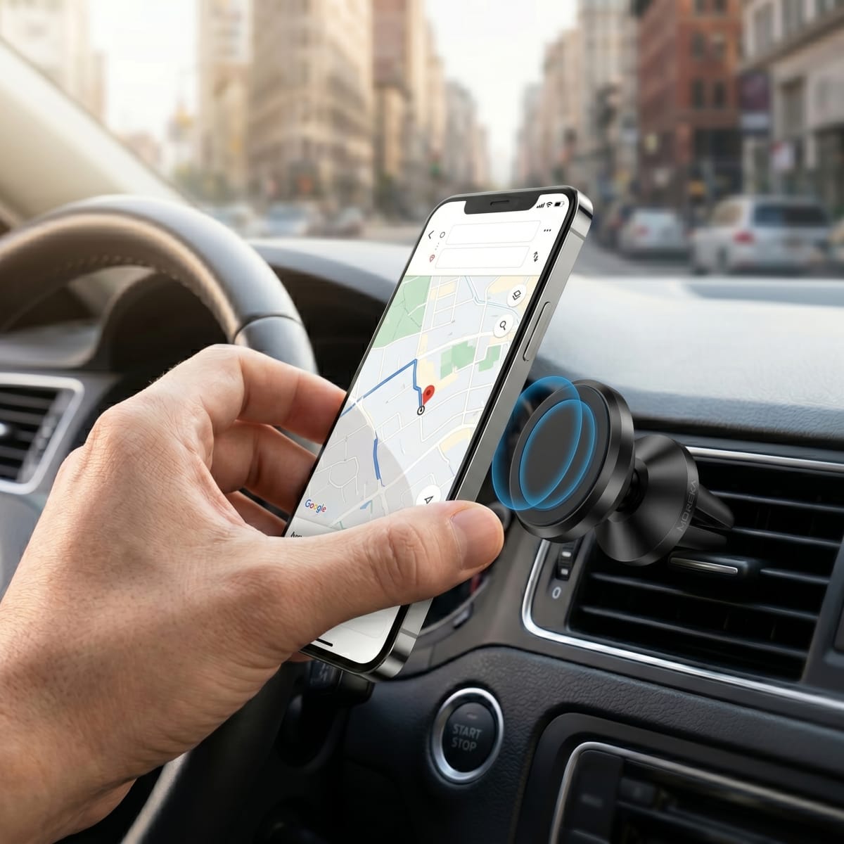 Soporte para Celular en Auto Magnético ZJ-018 Universal con Giratorio 360 Grados y Campo Magnético Segura para Múltiples Móviles6