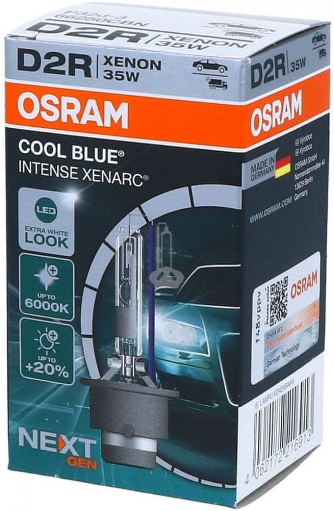 66250CBN-OSRAM D2R COOL BLUE NEXT GENERATION OSRAM XENARC HID | TIENDA ...