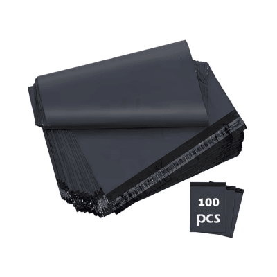 BOLSAS COURIER AUTOADHESIVAS NEGRAS 30X42CM X100 UDS1