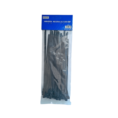 AMARRAS NEGRAS DE 20CM X 4.8MM BOLSA DE 50 UNIDADES1