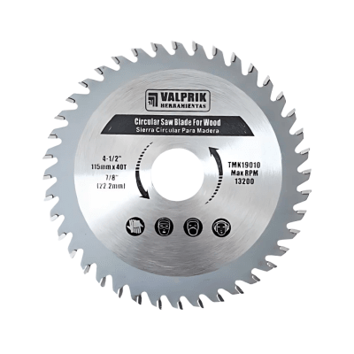 DISCO SIERRA CIRCULAR MADERA 4 1/2  115MM 40 DT1