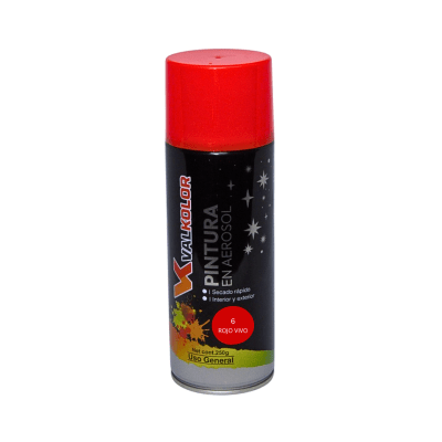 PINTURA ROJO VIVO USO GENERAL 400ML VALKOLOR1