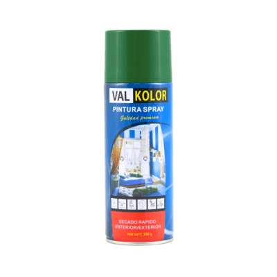 PINTURA SPRAY VERDE ESMERALDA DE USO GENERAL 400ML VALKOLOR1