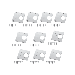 10 PLACA de REPARACIÓN DE BISAGRAS MUEBLE/PUERTAS